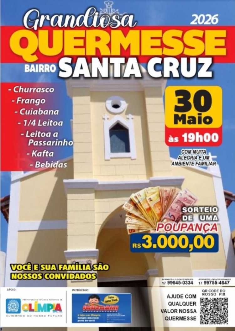 Quermesse Bairro Santa Cruz - 2026