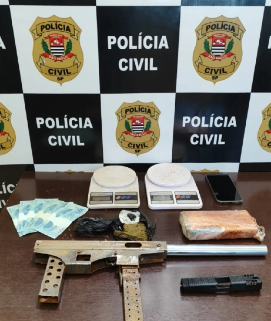 Homem é preso com por tráfico durante operação da Polícia Civil em Olímpia