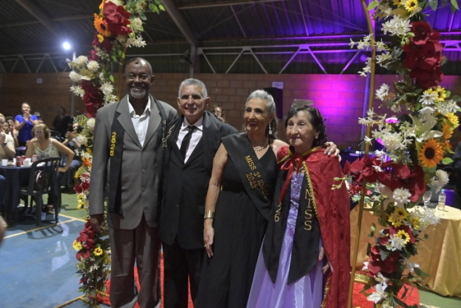 Miss e Mister coroam mês de atividades para idosos em Olímpia